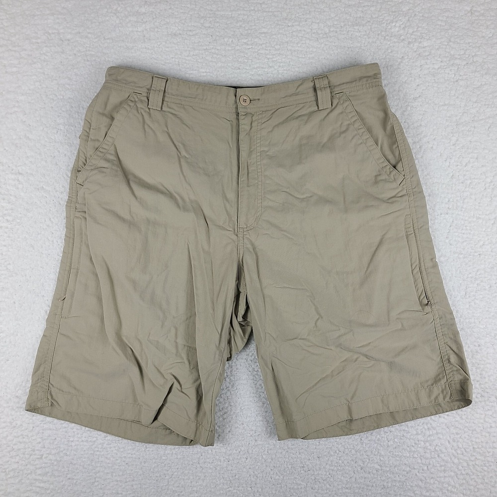 REI Co Op Shorts Mens‎ 36 Tan Brown 10" Casual Chino Performance Outdoor Hiking*